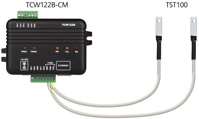 ứng dụng cảm biến nhiệt độ dạng dây TST100 teracom system